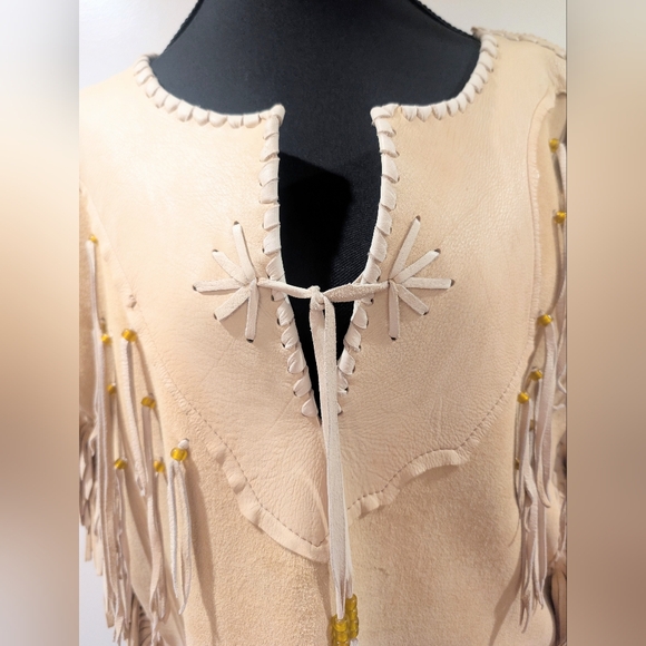 Fringed Buckskin Top - Picture 2 of 7